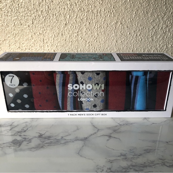 SOHOW1 Underwear & Socks Soho W London Collection Mens Socks Pack